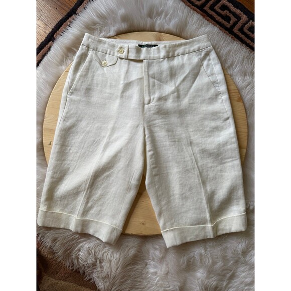 Ralph Lauren Linen Shorts - Picture 1 of 8
